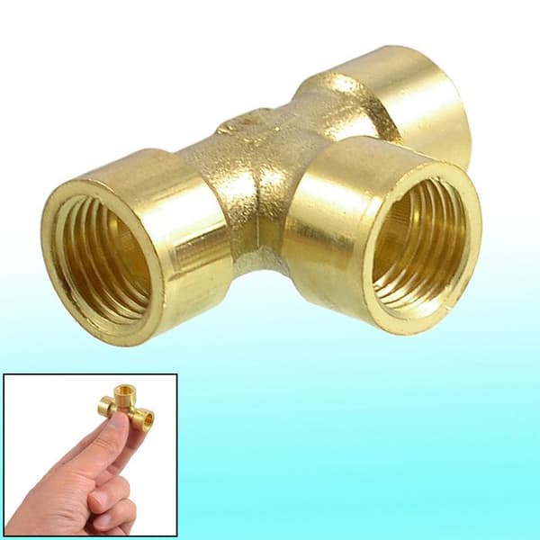 Rör - KÄLLKARTA - Slangkoppling - 1/4" PT - Mässing - T-form