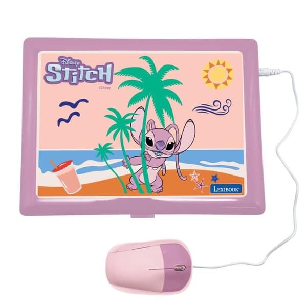 Bilingual educational laptop Disney Stitch (FR/EN)