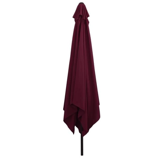 Fyrkantig parasoll 295x245 cm Bordeaux