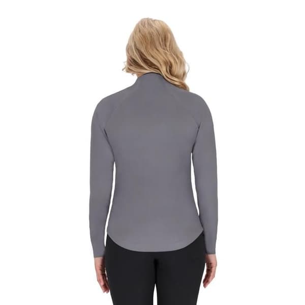 Ryttarjacka full zip dam QHP Oakleigh - stålgrå