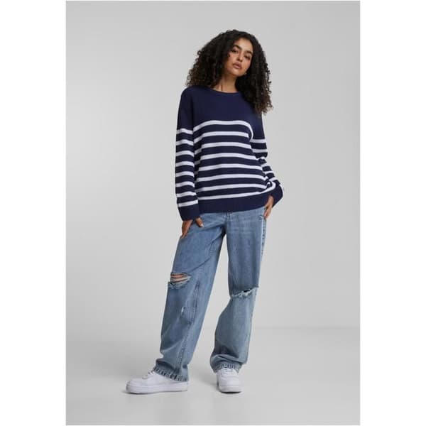 Randig tröja dam Urban Classics Rib