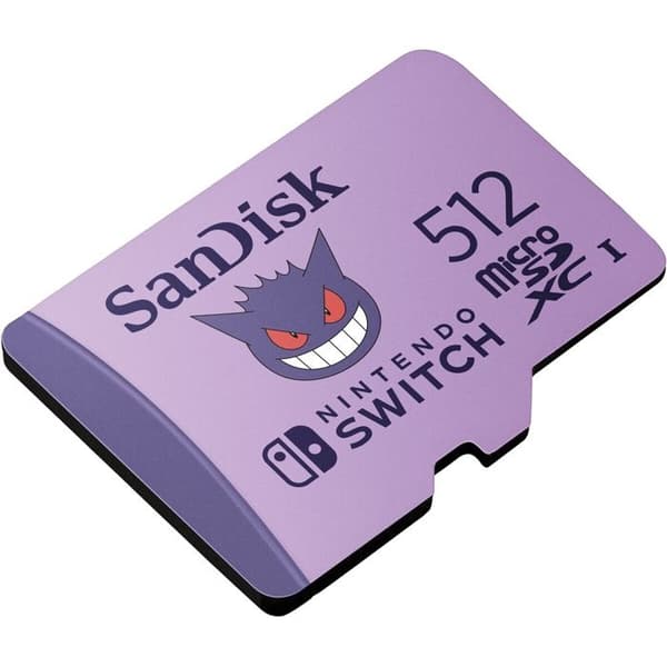 Micro Sdxc-kort 512gb Pokémon Ectoplasm-tillbehör-SWITCH