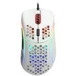 Gamingmus - Glorious - Modell D - Trådad - 12000 dpi - 6 knappar - Matt vit