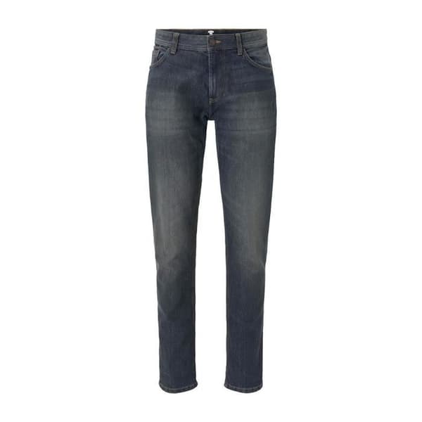 TOM TAILOR Marvin Straight-101 herrjeans i stretchdenim - Mid Stone Wash Denim