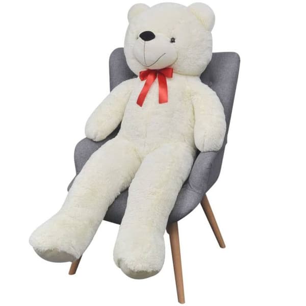 vidaXL Teddy Bear Vit 242 cm 80148