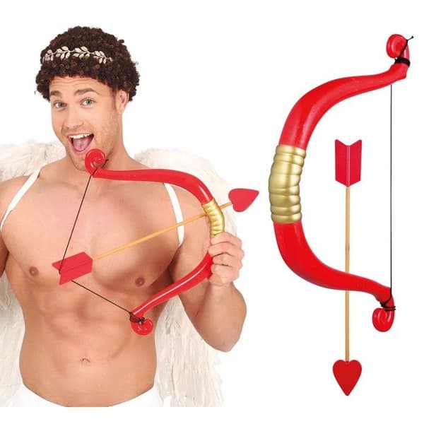 ARC CUPIDON PIL BÅGE PVC CUPIDON 58CM RÖD