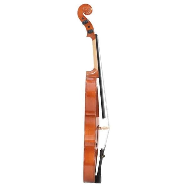 vidaXL violinset med pilbåge och hakstöd mörkt trä 4/4