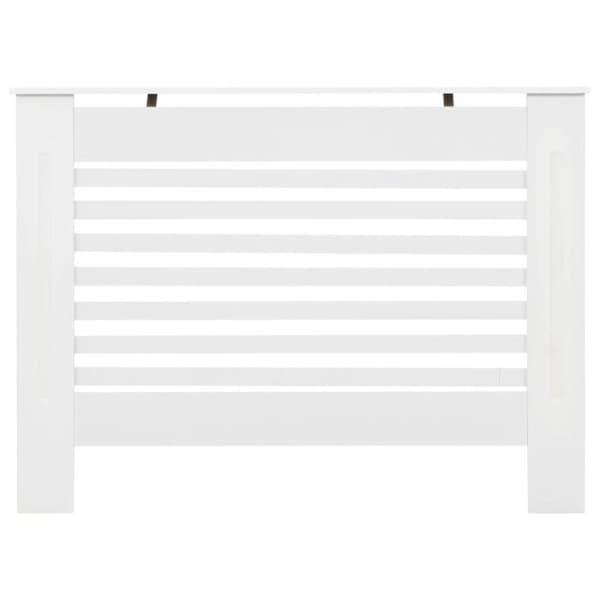Kylarkåpa - VIDAXL - Vit - MDF - Modern lamelldesign