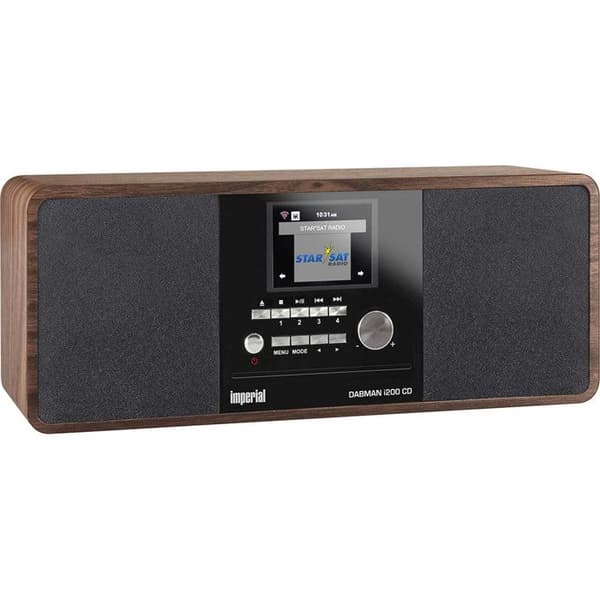 Ljudsystem - TELE STAR - imperial DABMAN i200 CD - CD / MP3-spelare - Bluetooth - DAB/DAB+/FM