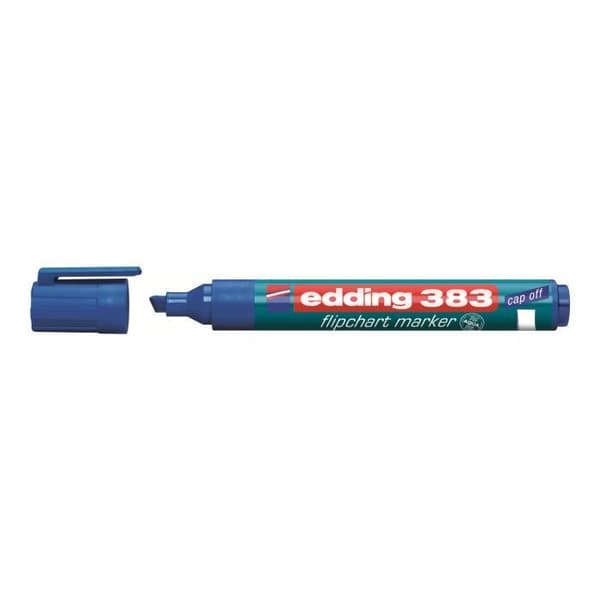 Marker - edding 383 - Blå - Vattenbaserad bläck - Fin spets 1-5 mm