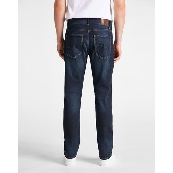 Marinblå jeans för män Lee Cooper Rak passform
