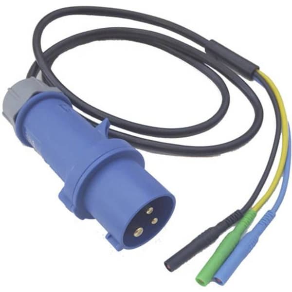Mätadapter - HT INSTRUMENTS - BMA-32 - CEE-32A - 3 poler - Blå