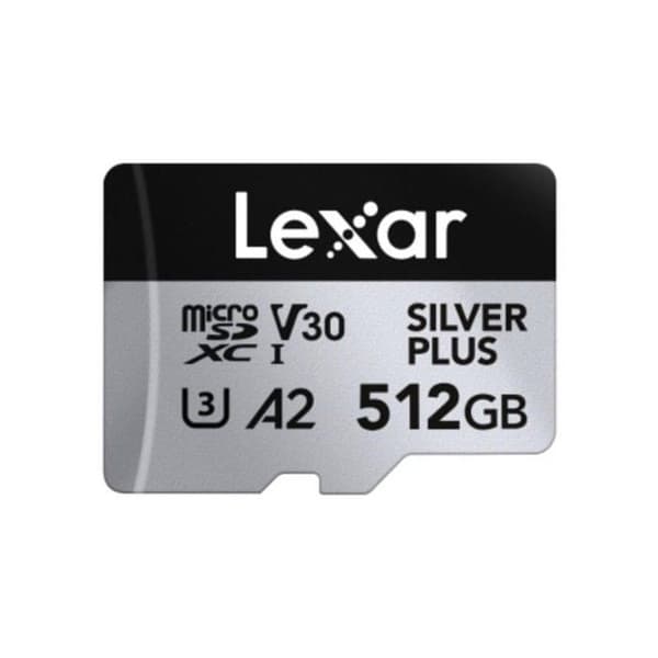 LEXAR MicroSDXC Silver Plus UHS-1 512Go R205/W150 V30
