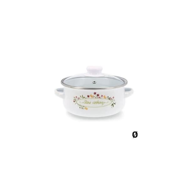 Gryta - Quid - Memory - Emaljerat stål - Glaslock - Non-stick