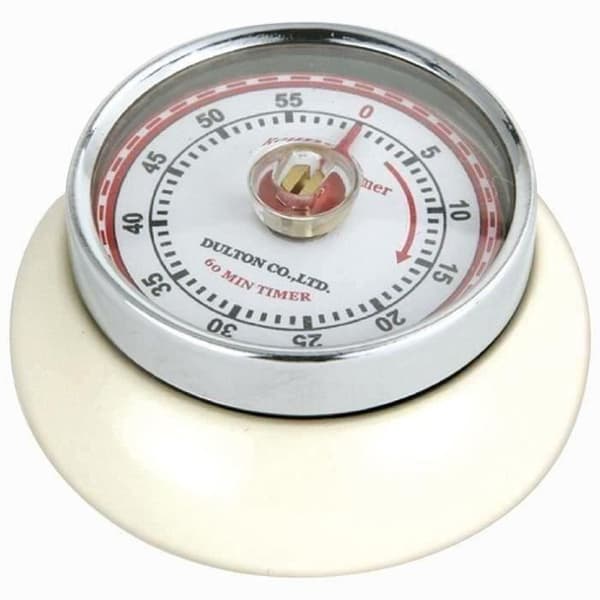 Köks timer - GLOP STUDIO - Hastighet - Grädde - 55 minuter - Retro med magnet