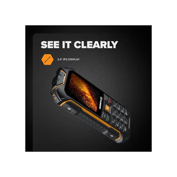 Robust telefon - HAMMER - Boost 2 LTE - IP68 - 4G LTE - Dubbel SIM