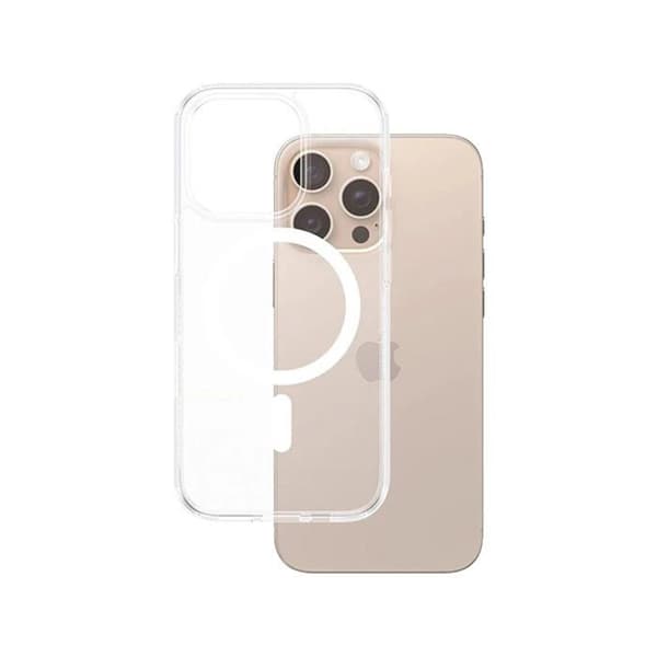 Hårt glasfodral - Panzer - iPhone 16 Pro Max - MagSafe - Transparent
