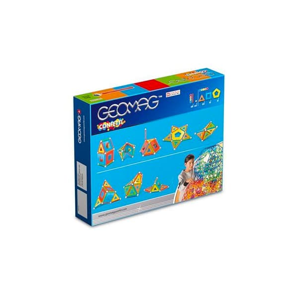 Konfetti magnetiskt konstruktionsspel - GIOCHI PREZIOSI - 50 stycken - Barn - Blandat