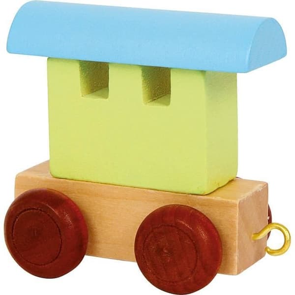 Bokstavståg "Wagon", färgglatt