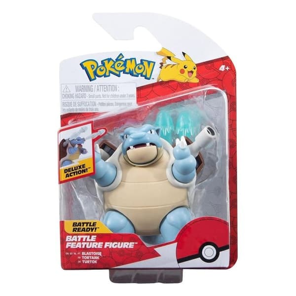 Jazwares - Pokémon - Figurine Battle Feature Blastoise 11 cm