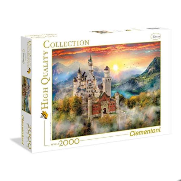 Pussel Neuschwanstein Castle - Clementoni - 2000 bitar - Arkitektur och monument