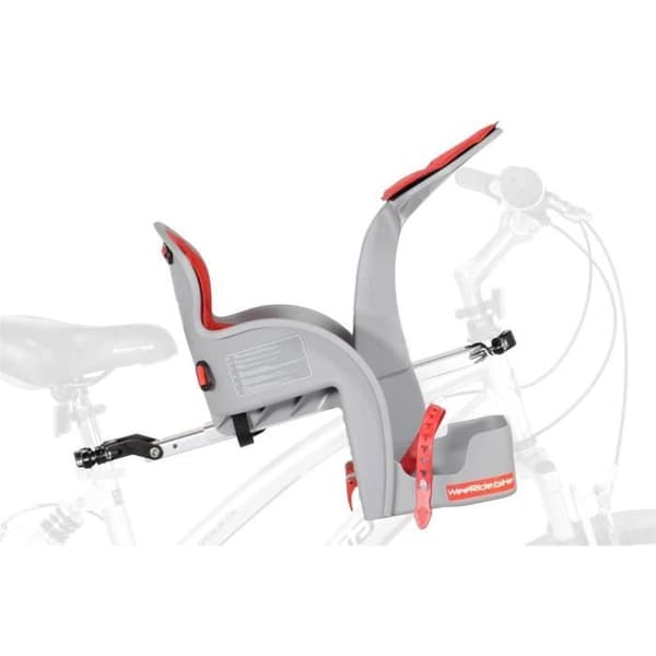 Barncykelstol fram - WEERIDE - SafeFront - Röd - Ergonomisk - Justerbar