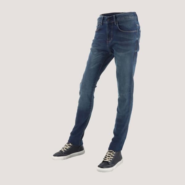 Jeans moto i bomull för kvinnor Helstons Calamity