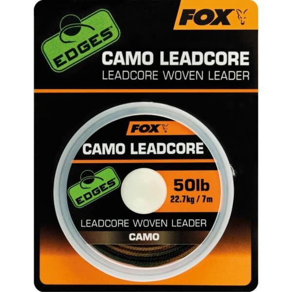 Fox Edges Camo Leadcore 50lb x7m för Karpfiske
