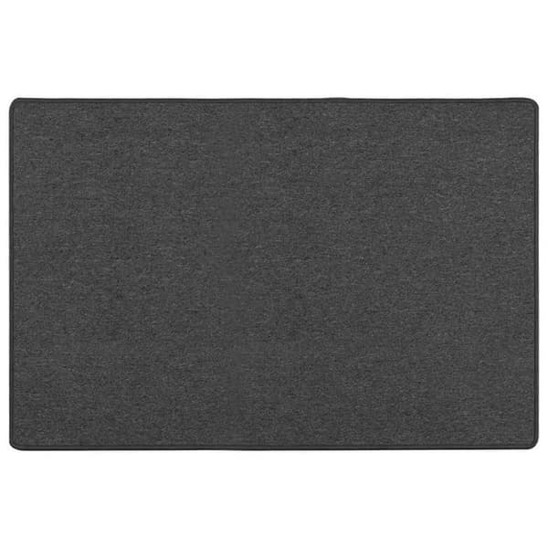 Hallmatta i polypropylen - vidaXL - Mörkgrå - 100 x 150 cm - Halkskydd - Rektangulär
