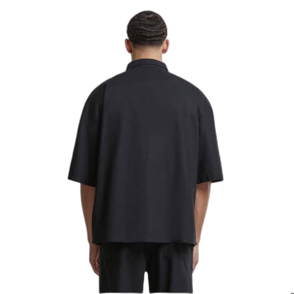 Urban Classics Boxy T-shirt i bomull och lin