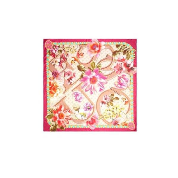 Foulard Guess Dam Blommor Rosa Kattun