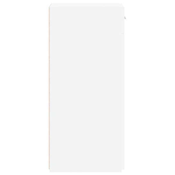vidaXL Buffé vit 30x42,5x93 cm ingenjörsträ 846271