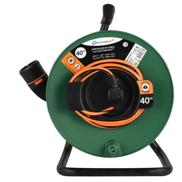 ELECTRALINE trädgårdsslangrulle - 3x1,5 - 40 m