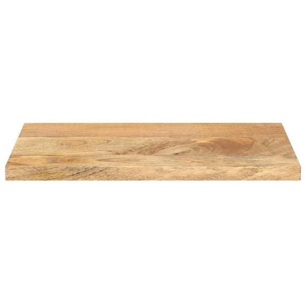 vidaXL Bordsskiva 60x20x2,5 cm rektangulär massiv mangoträ 371422