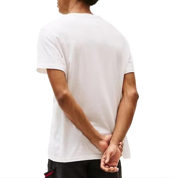 T-shirt Vit Herr Tommy Hilfiger Slim Linear