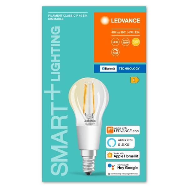 LED-lampa - LEDVANCE - Mini Filament - 4 W - Varmvit - E14 - Bluetooth