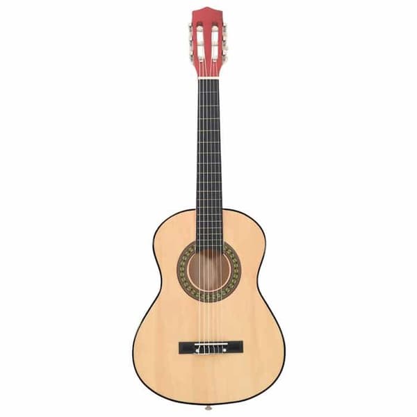 vidaXL klassisk gitarrset nybörjare och barn 8st 3/4 36"