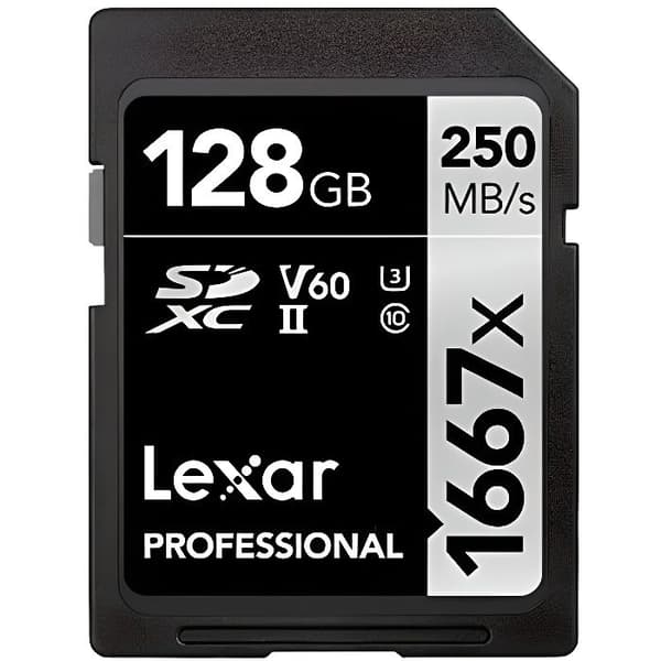 Lexar Professional 1667x 128 Go SDXC UHS-II minneskort