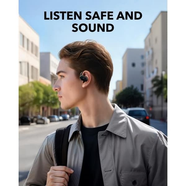 Bluetooth-hörlurar - SOUNDCORE - V20i - Benledande - 36H batteritid - IP55