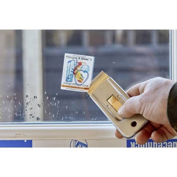 Metallfönsterskrapa med infällbart blad 95mm - STANLEY - 0-28-500