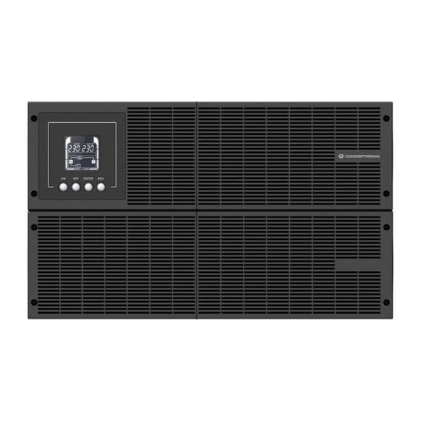 Conceptronic ZEUS51E6K UPS Dubbla Konvertering 6000VA/6000W Rack/Tower med LCD