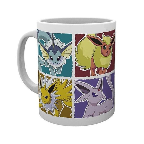 Mugg - Pokemon - Evolutions - Vit - Cylindrisk - Tål maskindisk