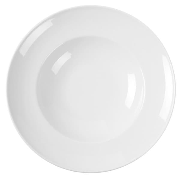 Spagettitallrik OPTIMA, vit porslin, diameter 260 mm - Hendi 770948