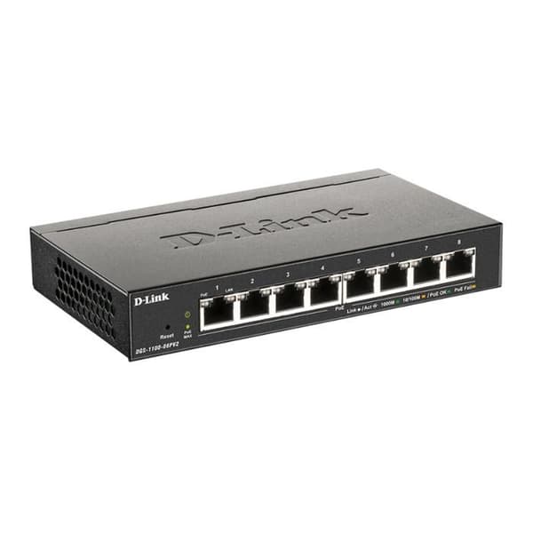 DLINK EasySmart Managed Switch 8P EasySmart Managed Switch 8 Port Gigabit PoE/PoE+