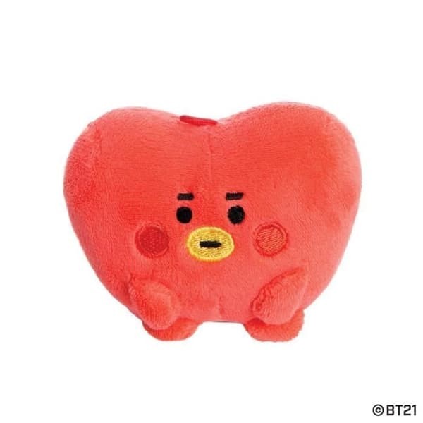 Peluche - BT21 - Tata - Röd - 8 cm - För Bebis