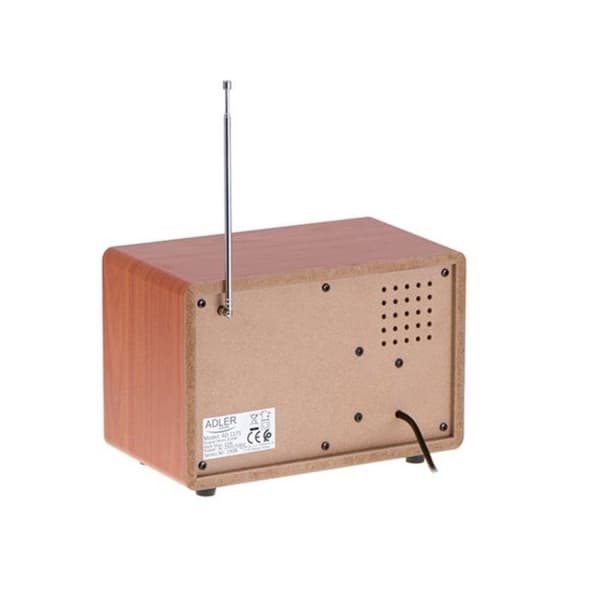 Sätesradio - Adler - AD 1171 - Bluetooth - Retrolook - Justering av bas och diskant