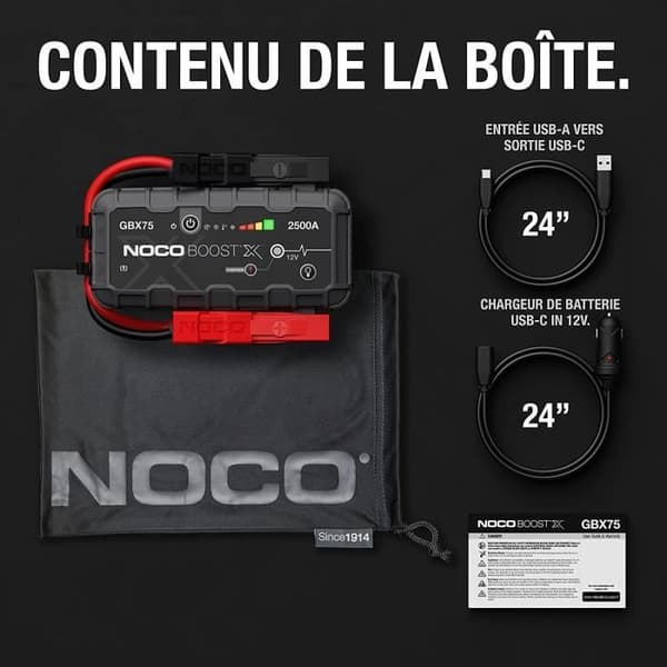 Noco - Boost X Lithium starthjälp GBX75 2500A
