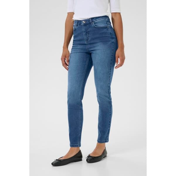 Jeans Slim hög midja dam KAFFE Willow