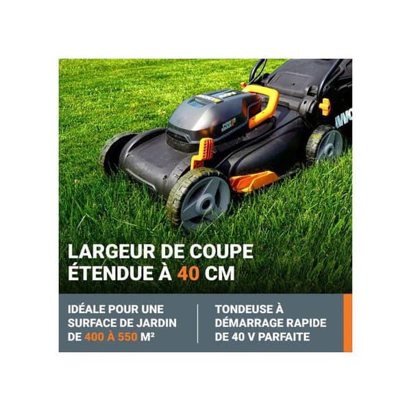 WORX Gräsklippare, - WG743E