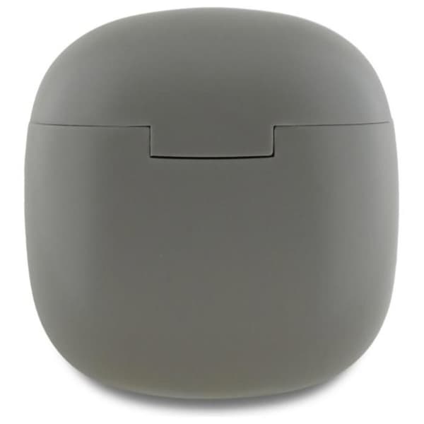 Bluetooth TWS-hörlurar + laddningsfodral (grå) Klassisk tryckt Guess-logotyp